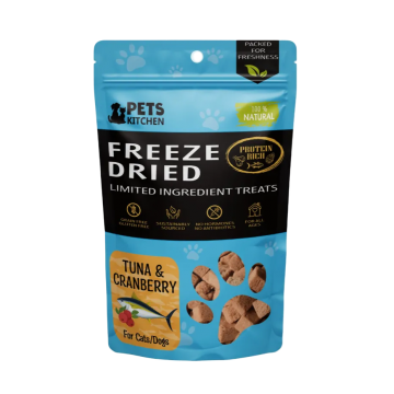 Pets Kitchen Treat Freeze-Dried Tuna w/Cranberry 40g x2